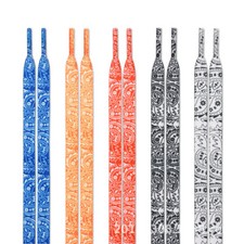 Qingxin Shoelaces Cashew Flower Pattern Multicolor 1PCS