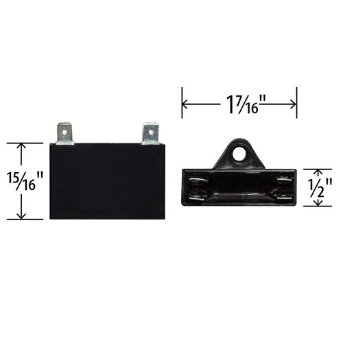 Mini Split Capacitor (1) - 1 mfd 1 uf - 450V - 4 Terminal - 50/60HZ - Picture 5 of 5