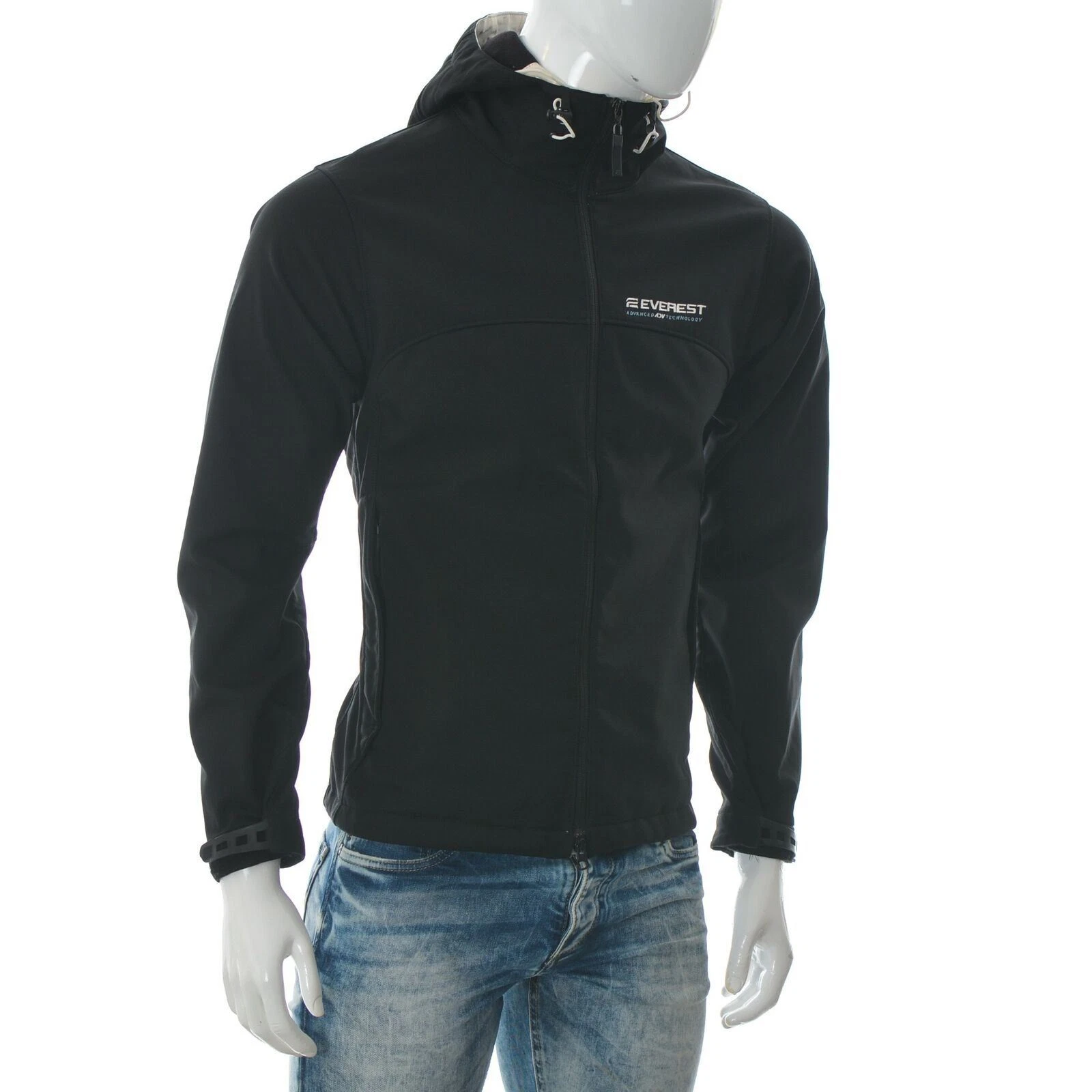Everest Advanced Technology Men's Outdoor Hoodie Ski Jacket Soft Shell Fleece 42