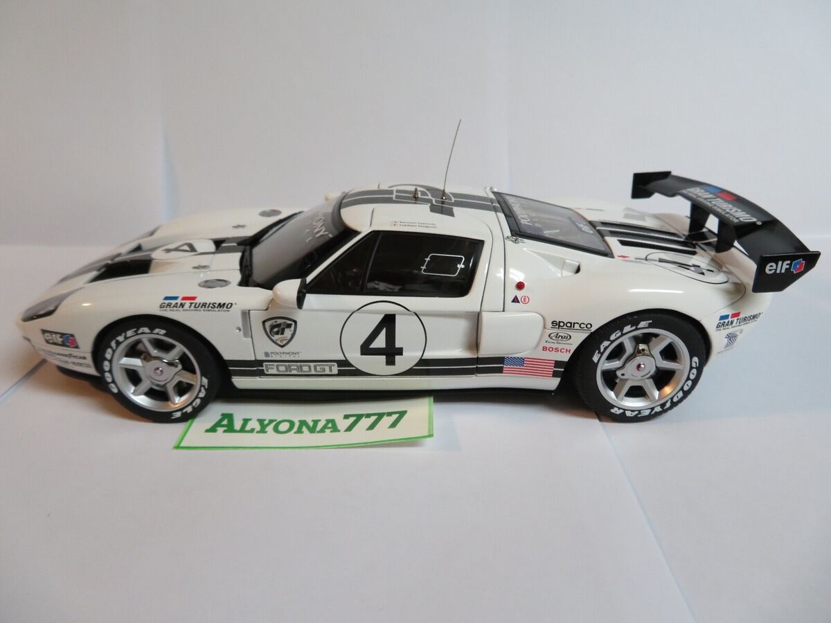 1/18 AUTOart Ford GT LM Race Car Spec II #4 Gran Turismo White #80515 (ea2)