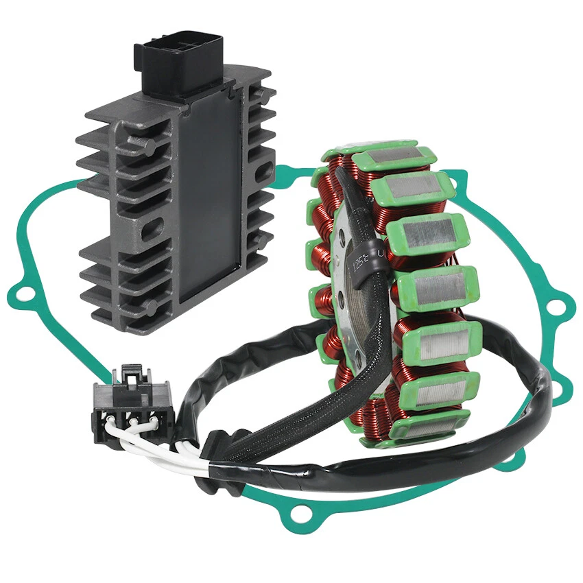 Estator + regulador + junta compatible con Kawasaki ZR750 Z750 07-12/ZR1000 Z1000 07-2009 Foto 4 de 4