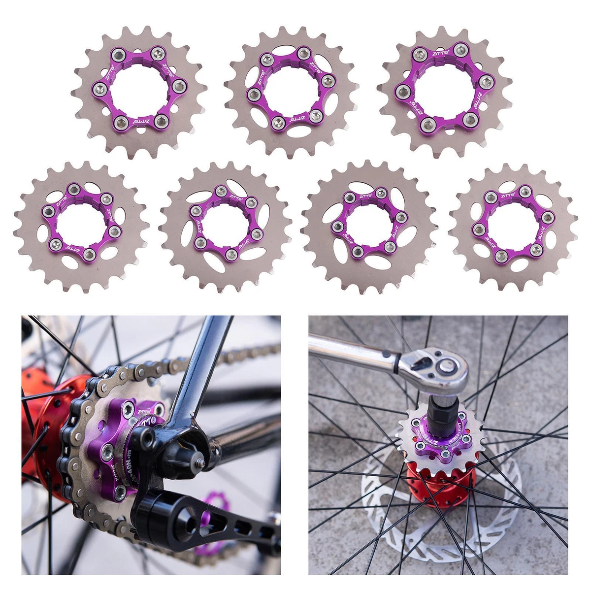 Pignon Arrière Fixe 18 Dents - Vélo Roue Libre - Ancien Stock à Nettoyer