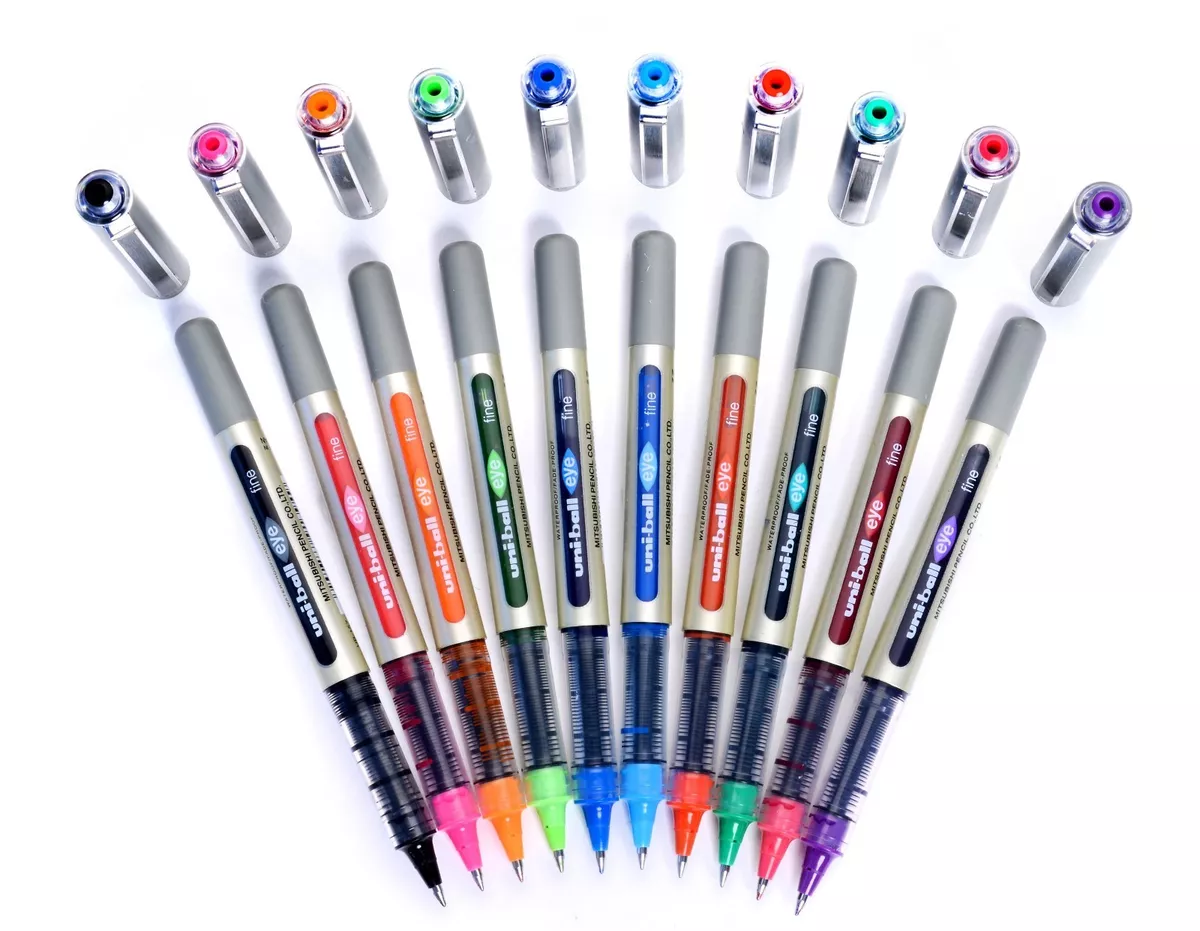 UNIBALL EYE FINE UB-157 ROLLER BALL PEN 0.7mm BLUE Colour - Best Price  Uni-Ball