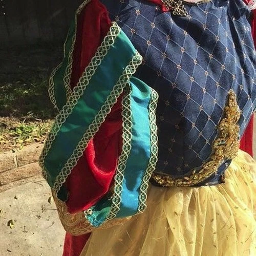 白雪公主/女王漫画 Con Cosplay 文艺复兴服装 8/10 码 — 第 2/4 张图片