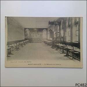 Mont-Des-Cats-Le-Refectoire-de-l-039-Abbaye-Postcard-P482