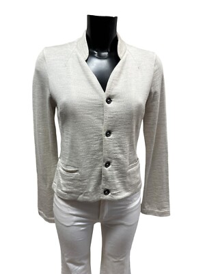 Omen Damen  Strickjacke Grau Gr M S 6549