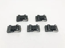 Lot of 5 Allen Bradley 700-HN128 Ser. B Relay Bases 7A 300V 29513
