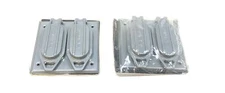 Hubbell Bell Outdoor Two Gang Outdoor Device Cover 5096-0 [Lot of 2] NOS