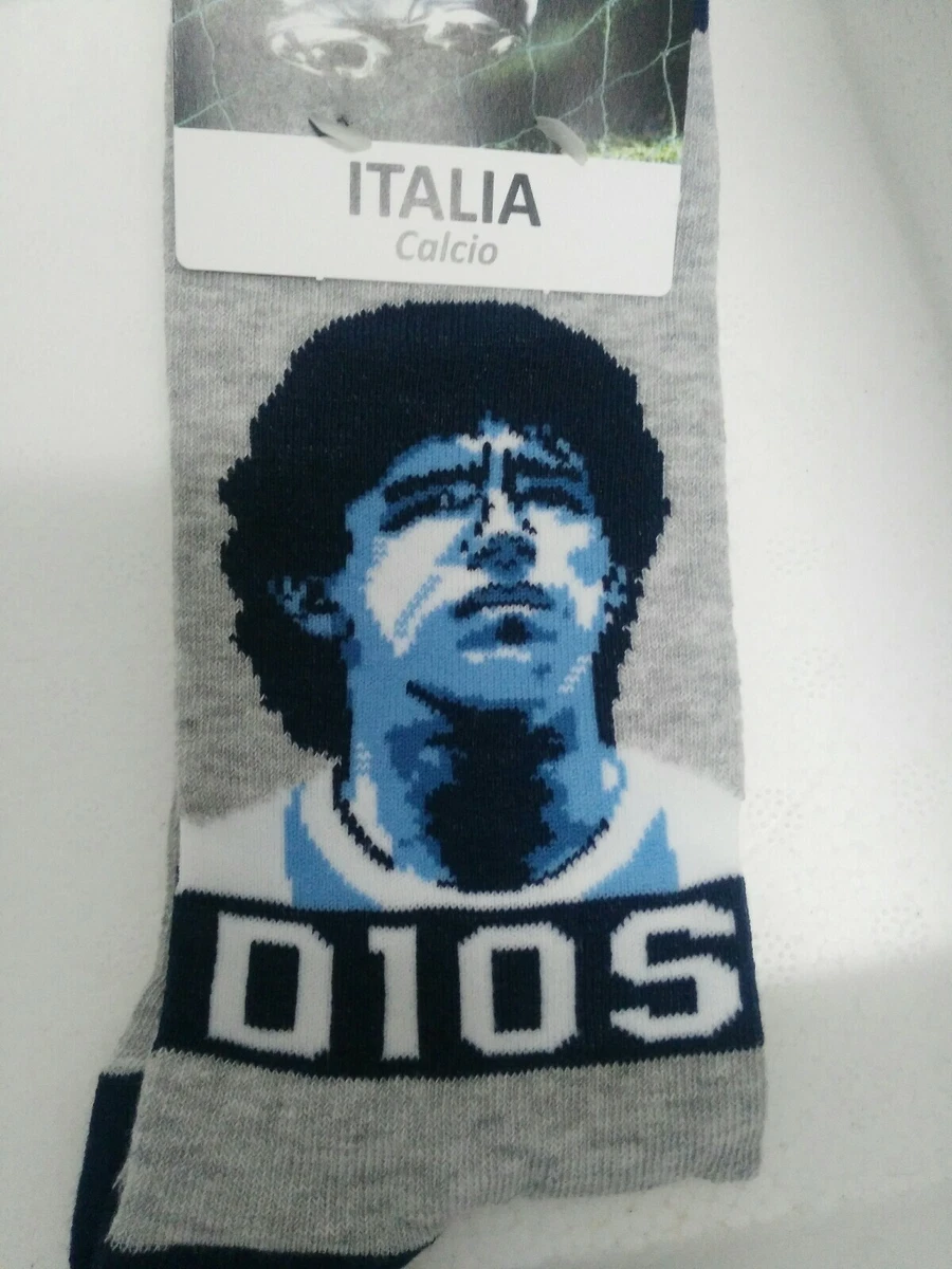 Calza calzini Maradona D10S calzini ricamati Napoli 1 Paio eBay