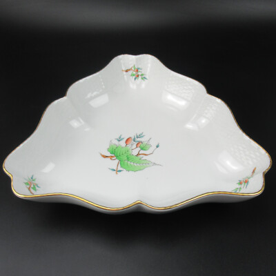 Herend Porzellan Schale / Schüssel Serie Hagebutte Porcelain Bowl Dish RARE