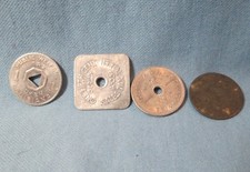 Vintage TAX TOKEN Group ~ Louisiana * Colorado * Washington * Missouri 
