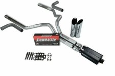 Dodge Ram 1500 19-25 3 Dual Exhaust Kits Flowmaster 40 Series Slash Tip Side Ex