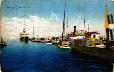 CPA AK TRIESTE Molo S. Carlo ITALIEN (529750)