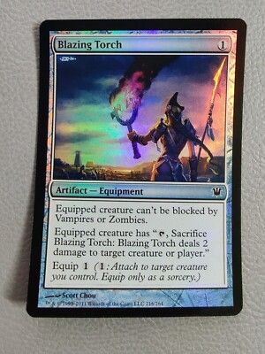 Blazing Torch Foil | LP | Innistrad | Magic the Gathering MTG 