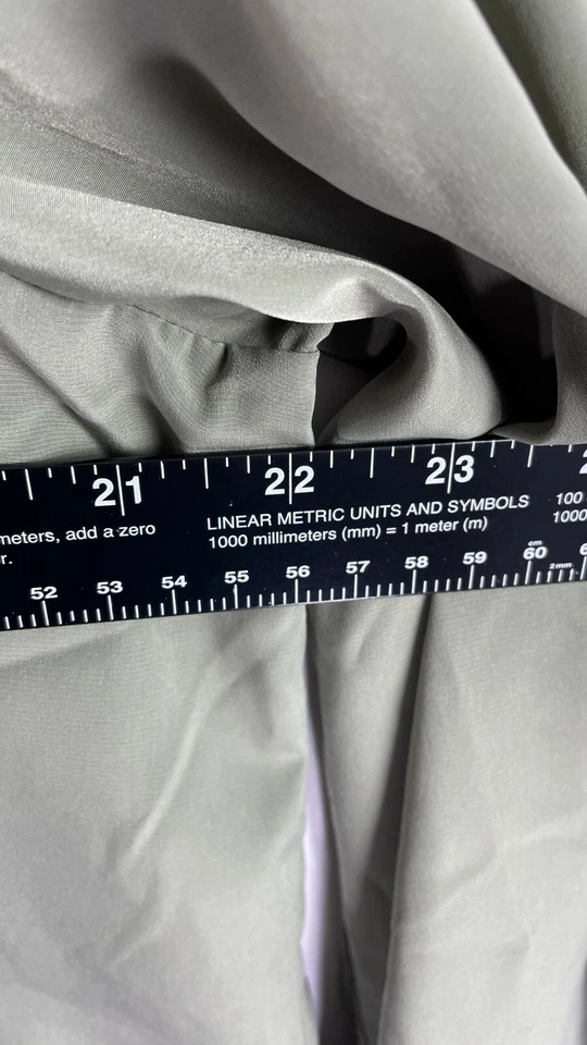 Vintage Chico's Women's Green Popover Split Neck 3/4 Sleeve Blouse Top Size 2  - Image 3 of 4