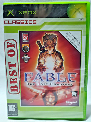 Fable The Lost Chapters Classics Microsoft Xbox PAL NEW SEALED - no foil