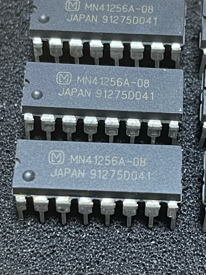 Sequential Circuits Prophet 2000 2002 set of 12 RAM chips 41256  - Image 3 of 4