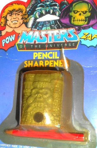 Masters of the universe Vintage 1984 CASTLE GRAYSKULL pencil sharpener spindex m