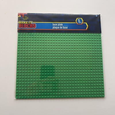 (1) Green Building Blocks Base Plates Fits All Leading Brands