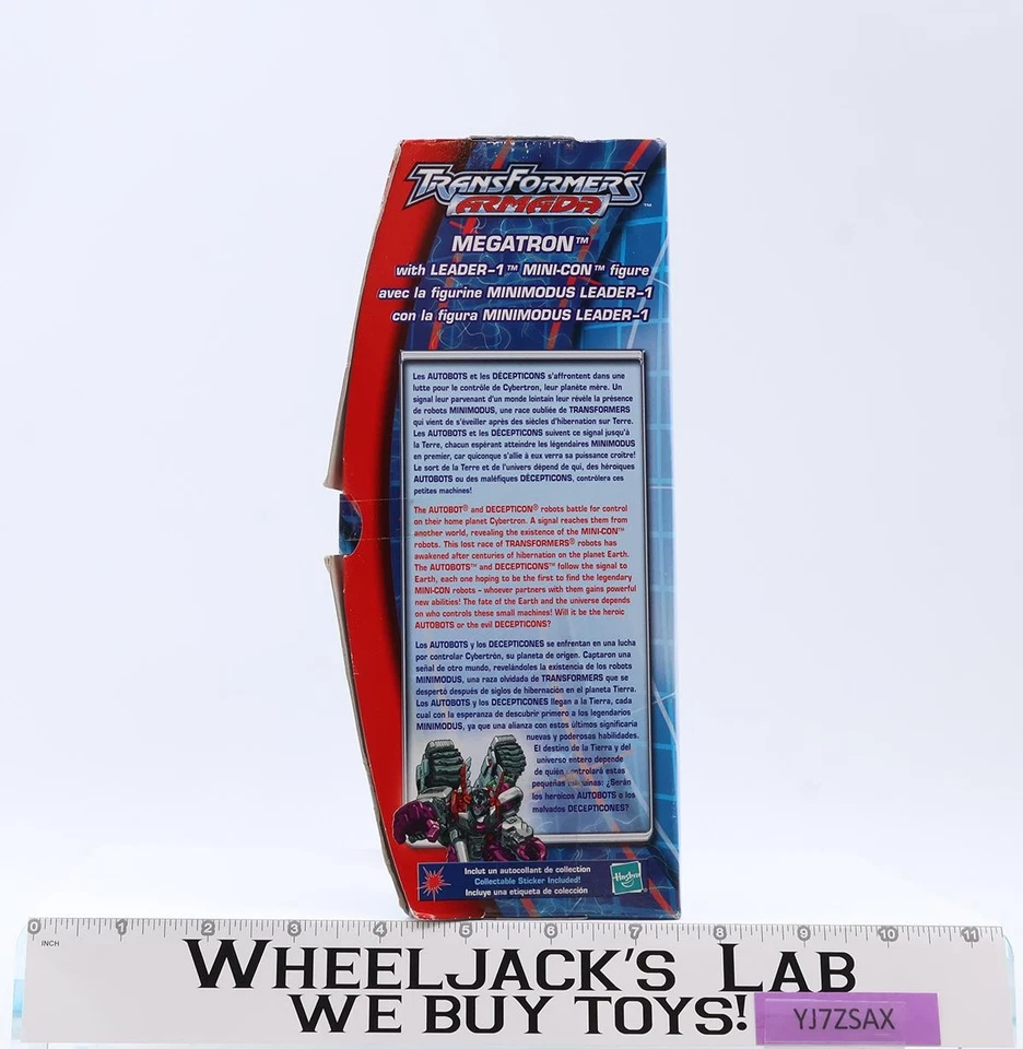 Megatron Ultra Class Transformers Armada 2002 Hasbro Action Figure NEW SEALED - Image 4 of 4