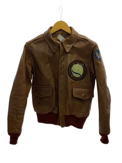 Buzz Rickson fs/TYPE A-2 TALON ZIP Leather Jacket/38/Denim/BRW/42 