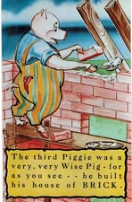 Three Little Pigs 8/12 Chet Warner Blew House of Brick 1959 A/S 45065