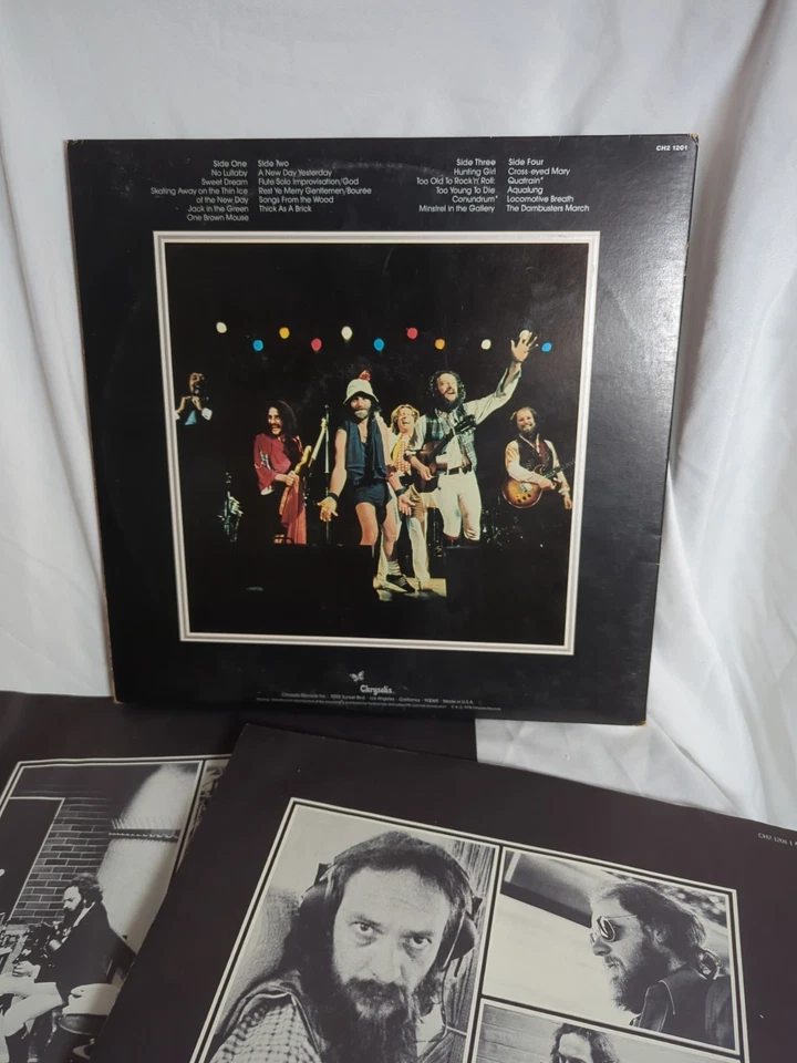 🔥 JETHRO TULL Live "Busting Out" 1st US Press 2LP promo (R) RARE - Image 4 of 4