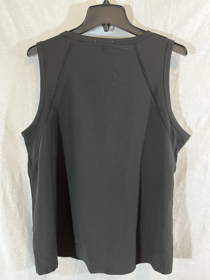 Camiseta sin mangas Maurice’s XL negra Active Wear para mujer Foto 3 de 4