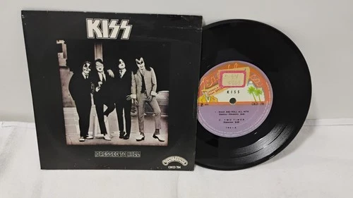 KISS- Rock And Roll All Night + 3 Tracks-7" EP-Mega  Rare-Brazil Edition-1975