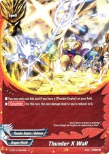 Buddyfight TCG card Foil X-CBT-A/0040EN Foil/C Thunder X Wall Driven to Disorder