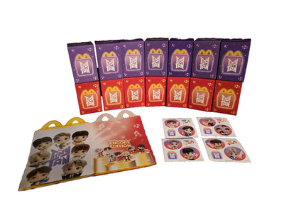 McDonald's Tinytan x BTS 2025 The Throwback & Encore Edition SET of 14 NEW NRFB