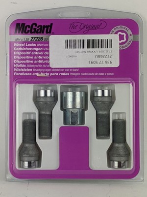 McGard Radschraubensatz Verriegelung M14 x 1,25 27226su 936775091 Sicherheit Spline Schlüssel