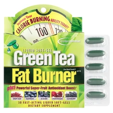 Green Tea Fat Burner®, 30 Fast-Acting Liquid Soft-Gels
