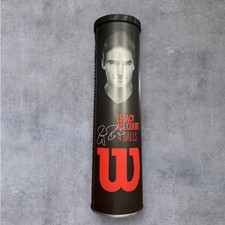 Wilson Roger Federer Legacy All Court Tennis Balls Sealed 4-Ball Can LOT of 10