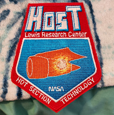 NASA Lewis Research Center HoST Hot Section Technology Patch Astronaut Space