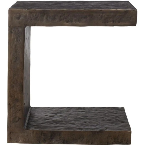Uttermost 50213 Obra 22 X 20 inch Dark Bronze Outdoor Side Table - Picture 9 of 11