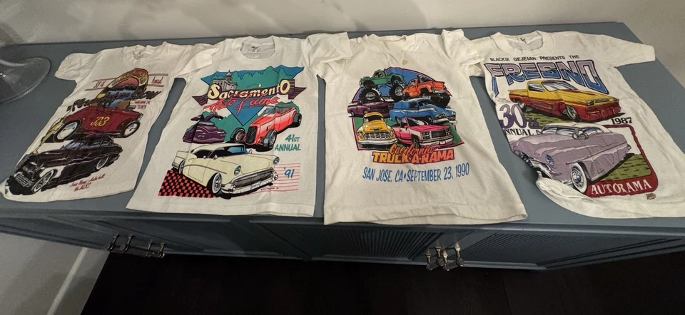 14 Vintage KIDS Classic Car T-Shirts Autorama Oakland Sacramento 80’s 90’s - Image 2 of 4