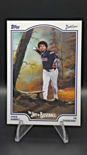 2025 Topps X Bob Ross Joy of Baseball Jose Ramirez Happy Mistakes Fro SSP #HM-44
