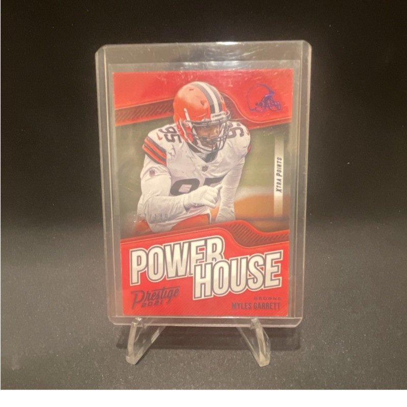 2021 Prestige Football Myles Garrett PowerHouse Purple #PH-MG /149