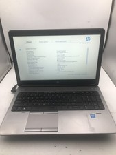 HP PROBOOK 650 G1 - BOOTS TO BIOS - INTEL I5 4200U - NO RAM - READ DESCRIP - BB 