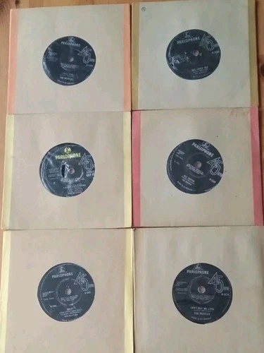 The Beatles Job Lot: UK 7" Vinyl 7 x Singles , inc: 1 E.P Records 1st Presses.