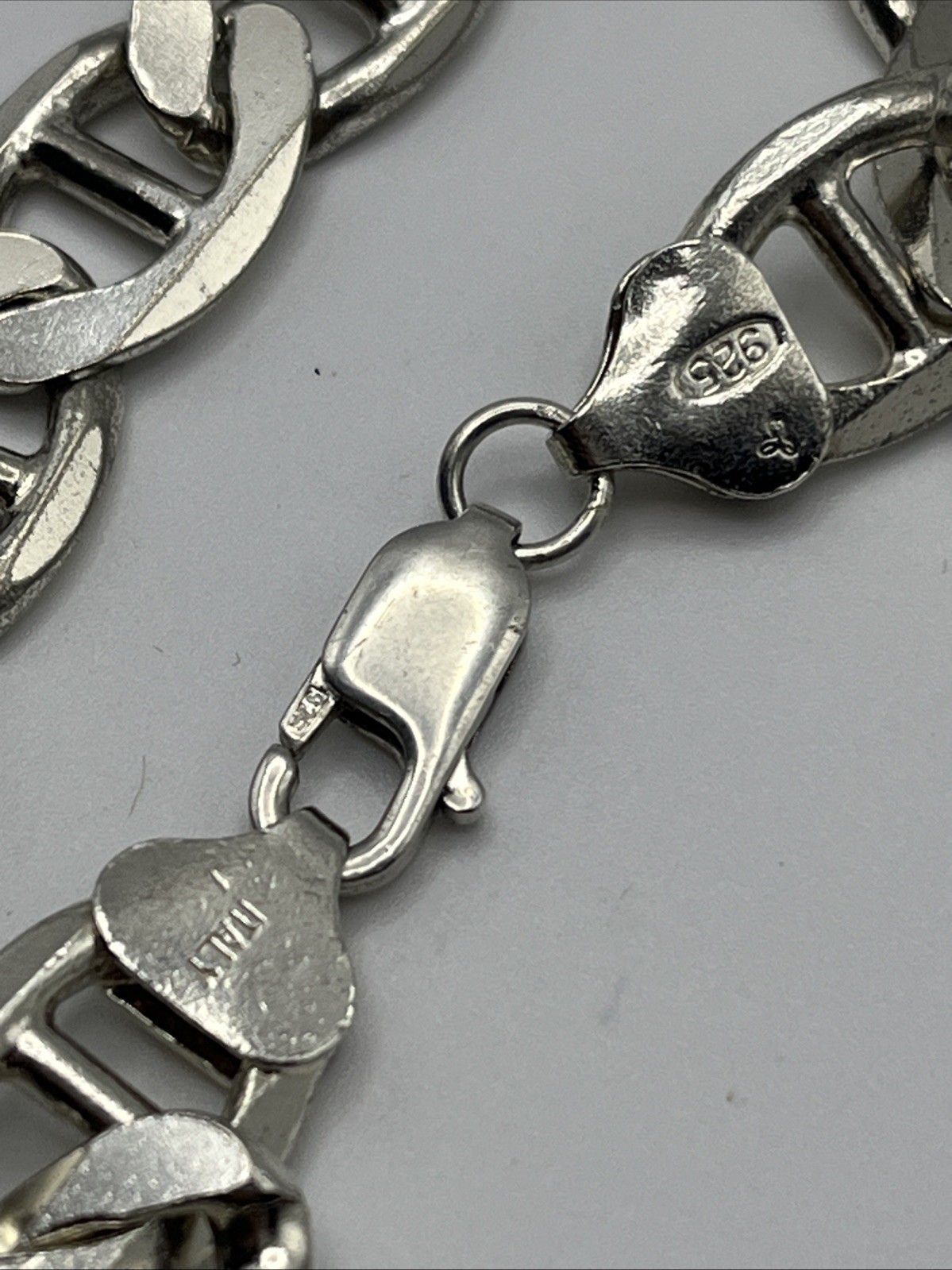 Solid Sterling Silver Gucci Link Chain Heavy-82.2… - image 5