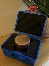 1kg - 1.3kg Copper Bullion Round Bar 999 Fine Copper Ingot  Gift Boxed