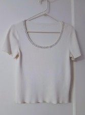 Saint John white M blouse for women