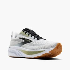 Brooks Ghost 17 White Black Tea Running/Walking Shoe 110442 1D 191