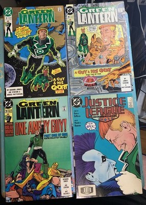 Green Lantern # 9, 10 &18  JLI # 19 Guy Gardner & Lobo DC Comics Lot Of 4