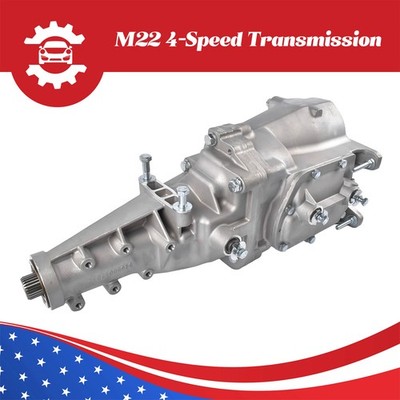 Brand New M22 Close Ratio 4-Speed Transmission Silver Rear Passenger Side Speedo
