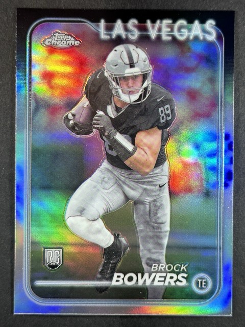 2024 Topps Chrome Brock Bowers Refractor RC #207