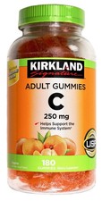 Kirkland Signature Vitamin C 250 mg Immune Support, 360 or 180 Adult Gummies NEW