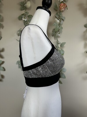 【DOLCE&GABBANA】スパンコール トライアングルブラ Dolce & Gabbana Runway Rhinestone Embellished Triangle Bra